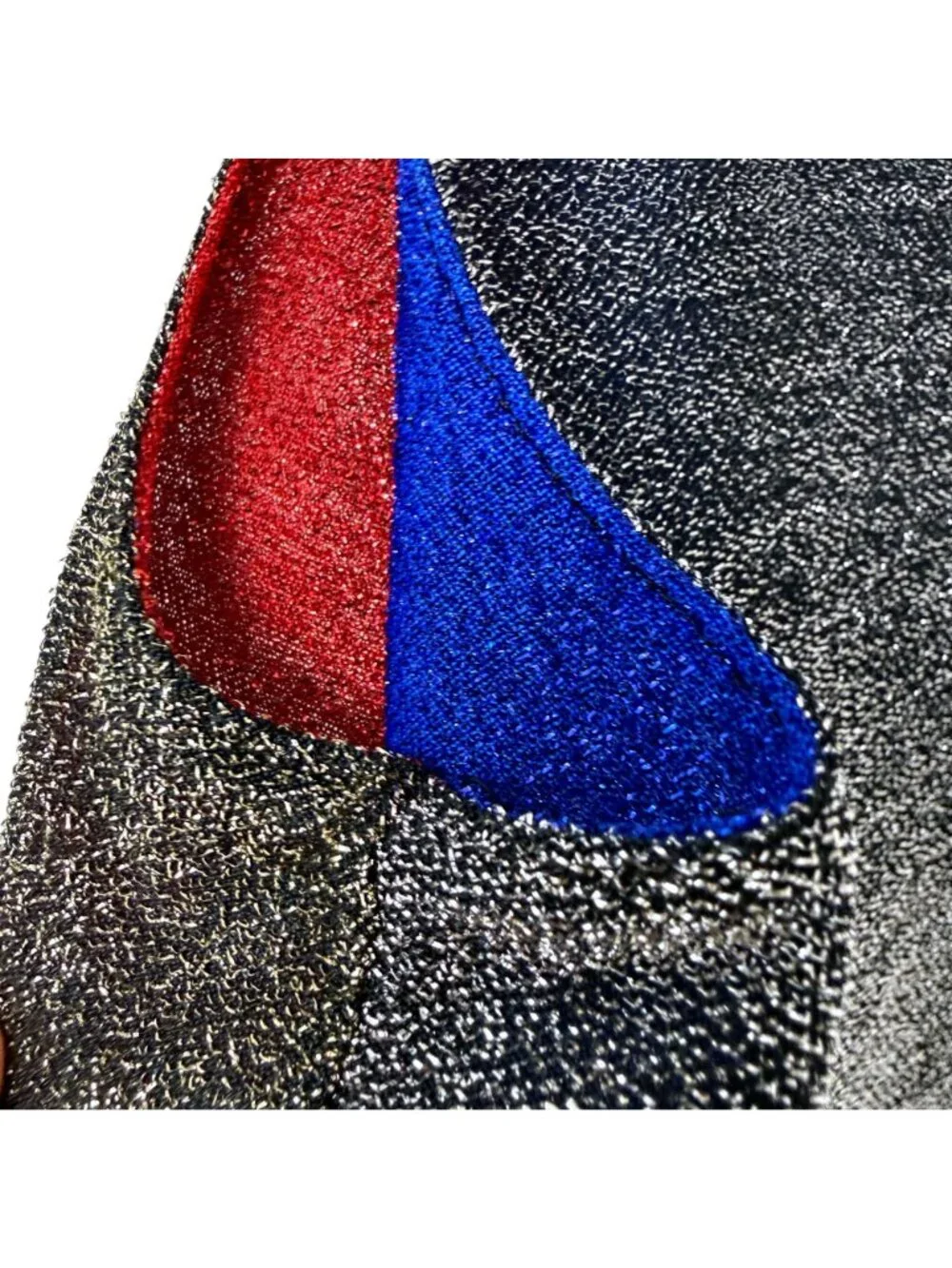 Cervelle Vintage Reversible Tank Top Large Metallic 4-Colors Harlequin Sparkle